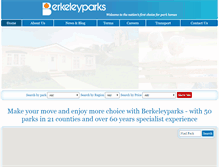 Tablet Screenshot of berkeleyparks.co.uk